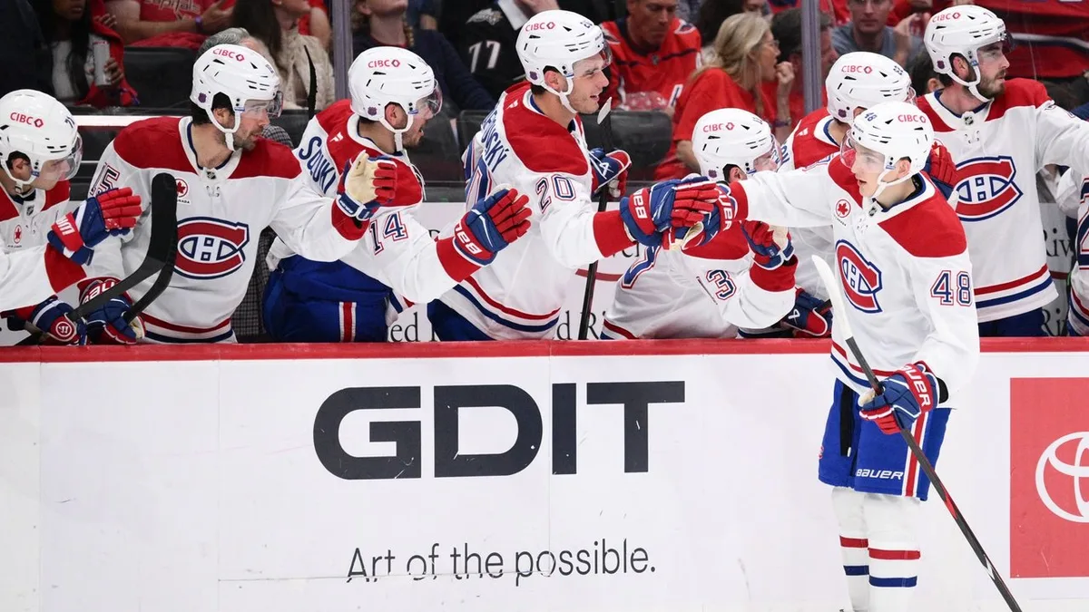 Canadiens’ Hutson weaves through Capitals defence and rips home beauty goal