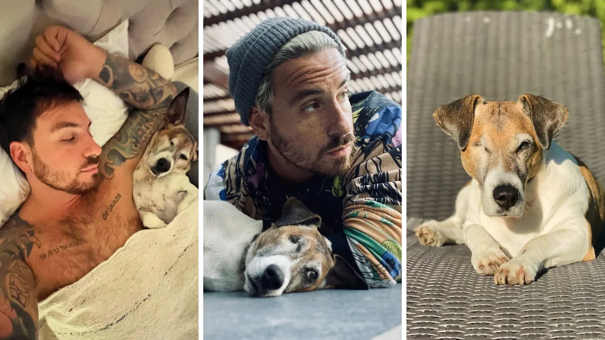La emotiva despedida de Fede Bal a su mascota Kike: “Era un perro especial”