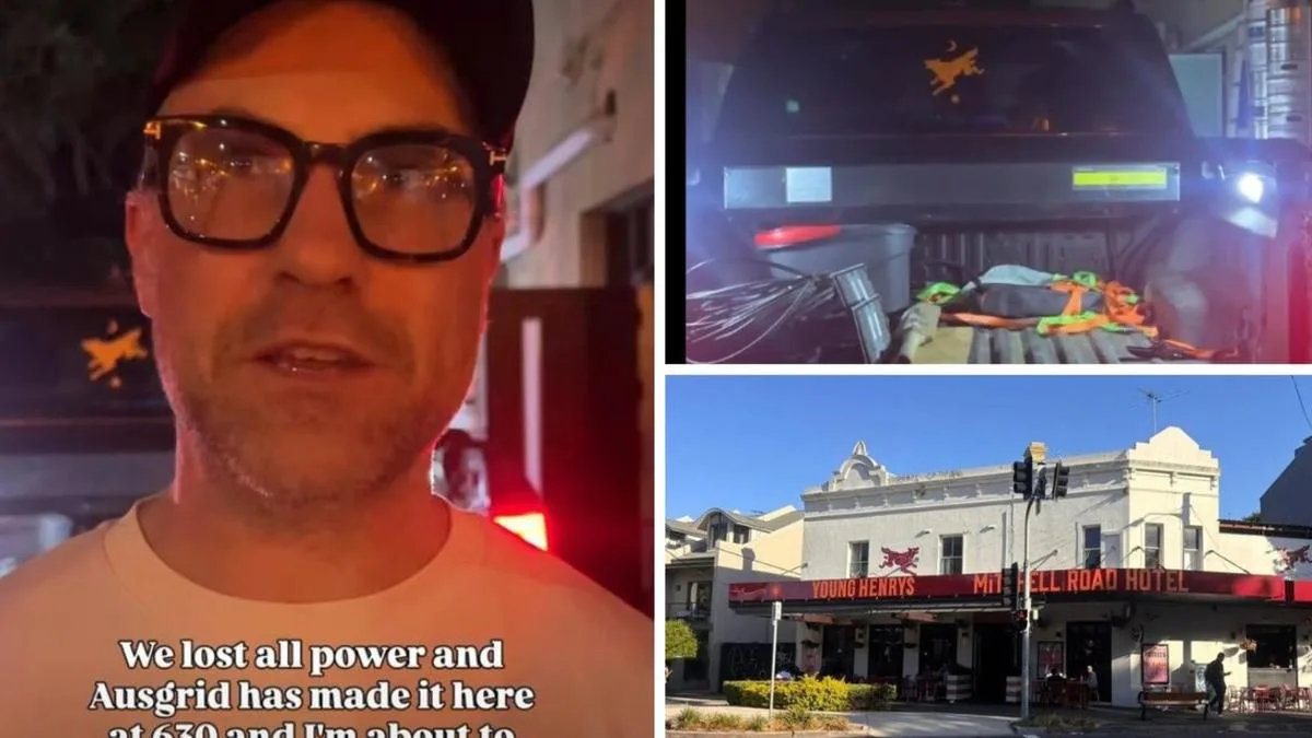 Sydney pub owner keeps beers flowing by powering venue with EV during outage