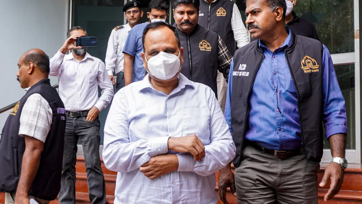 Delhi court sends AAP's Satyendar Jain to 14-day judicial custody in Jal Board corruption case