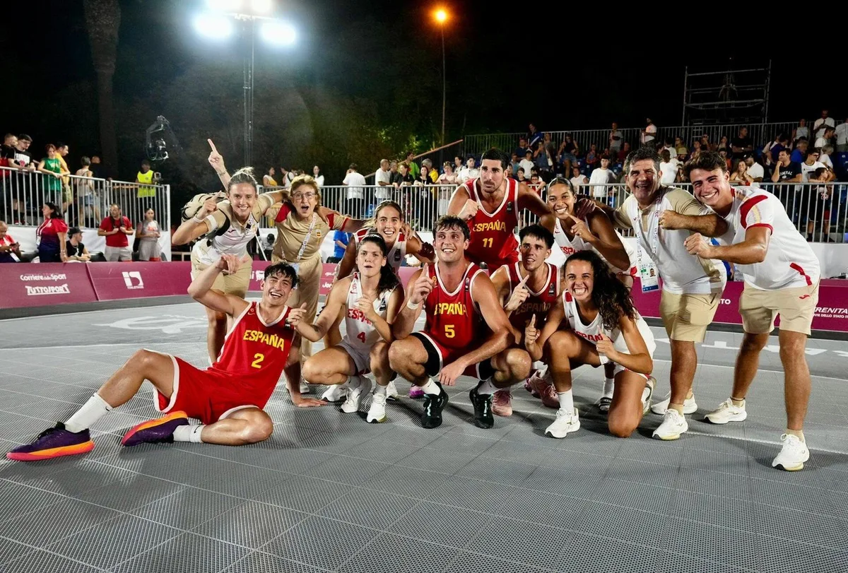 El doblete dorado del 3x3 y el oro de hípica elevan a España hasta las 74 medallas en Taranto