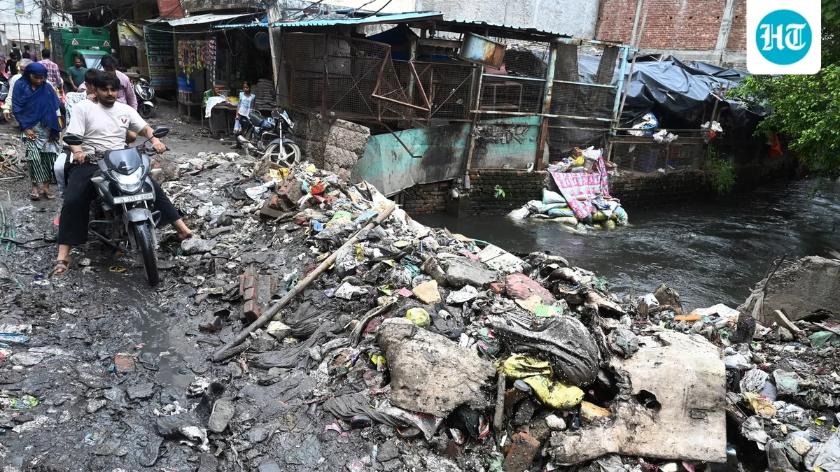 MCD officer suspended after teen falls into open drain in Delhi, video of father’s desperate search goes viral