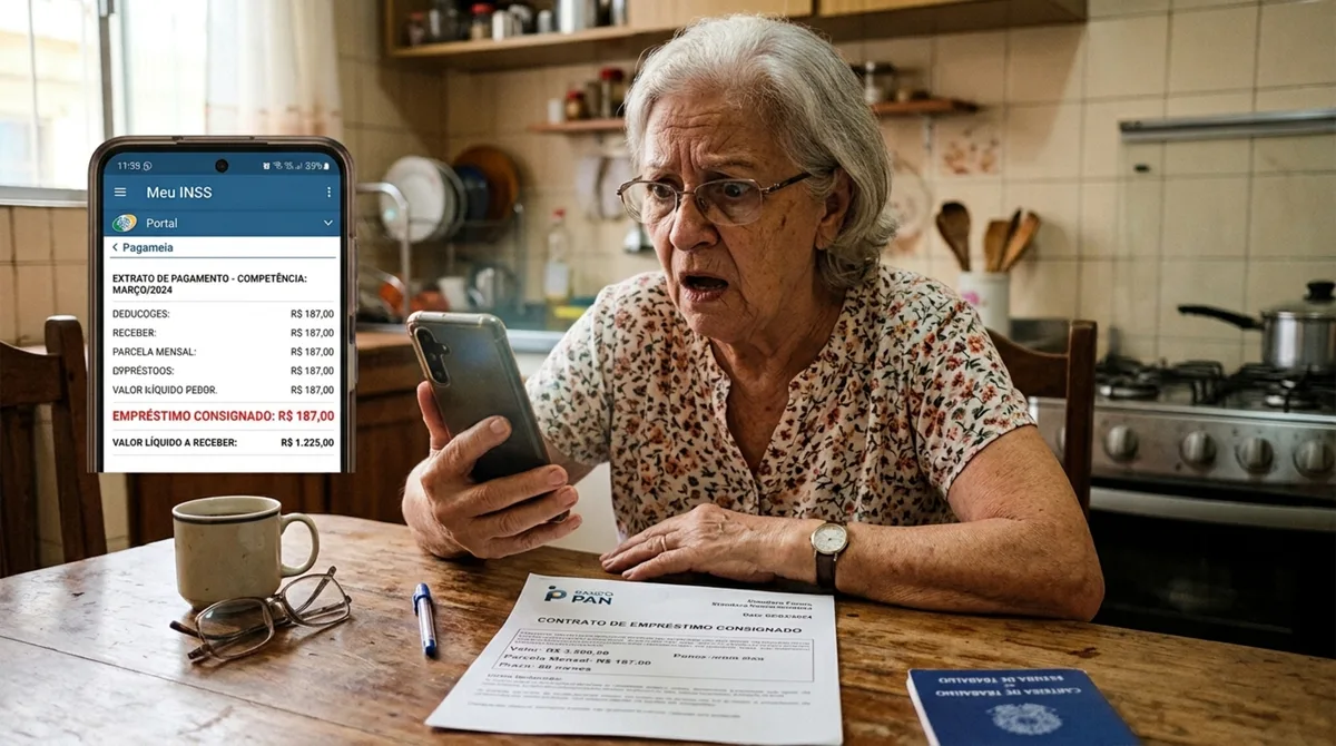 Aposentada de 71 anos percebe R$ 187 descontados todo mês do benefício do INSS e descobre um empréstimo consignado que nunca assinou