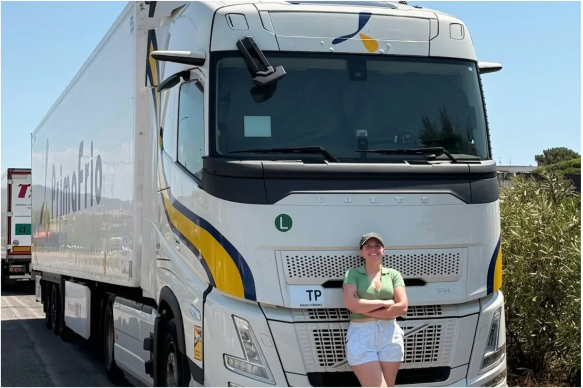 Miriam, camionera argentina en Europa: “Estoy 24 días en la ruta y solo dos en casa”