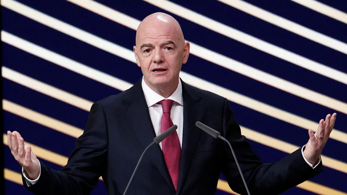 FIFA president Infantino asked to stay away from youth tournament