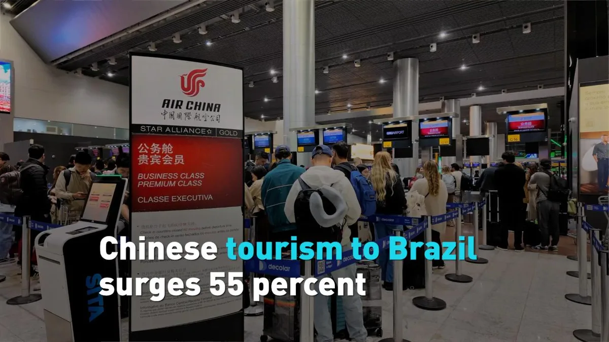 Chinese tourism to Brazil surges 55 percent