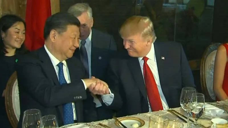 Trump hosts Chinese leader