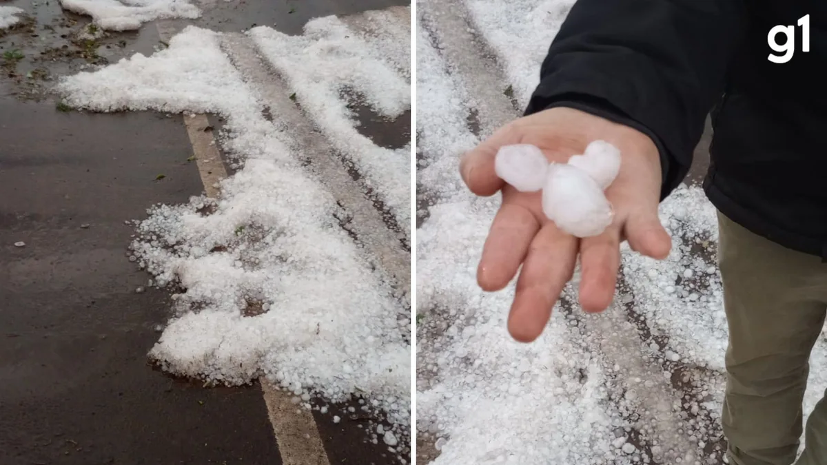 Granizo destelha mais de 1,6 mil casas no RS; cidade do Norte do estado tem 60% da área atingida