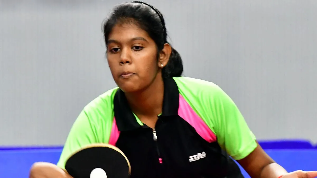 Table tennis: Kavyashree stars on a day of upsets