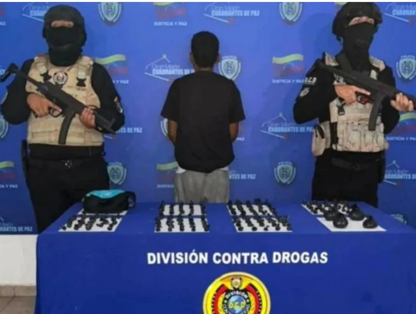 Capturado con 142 envoltorios de drogas en Maracay
