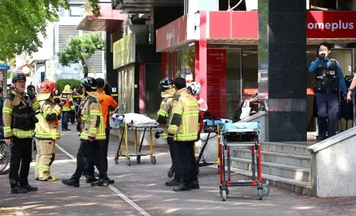 Several hurt, one in 'cardiac arrest' in South Korea market stabbing