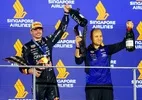 F1: Verstappen relembra momento "muito especial" em Singapura com Lambiase