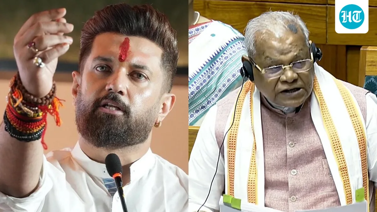 Union ministers Chirag Paswan, Jitan Ram Manjhi clash over SC/ST reservations, demand each other's resignations