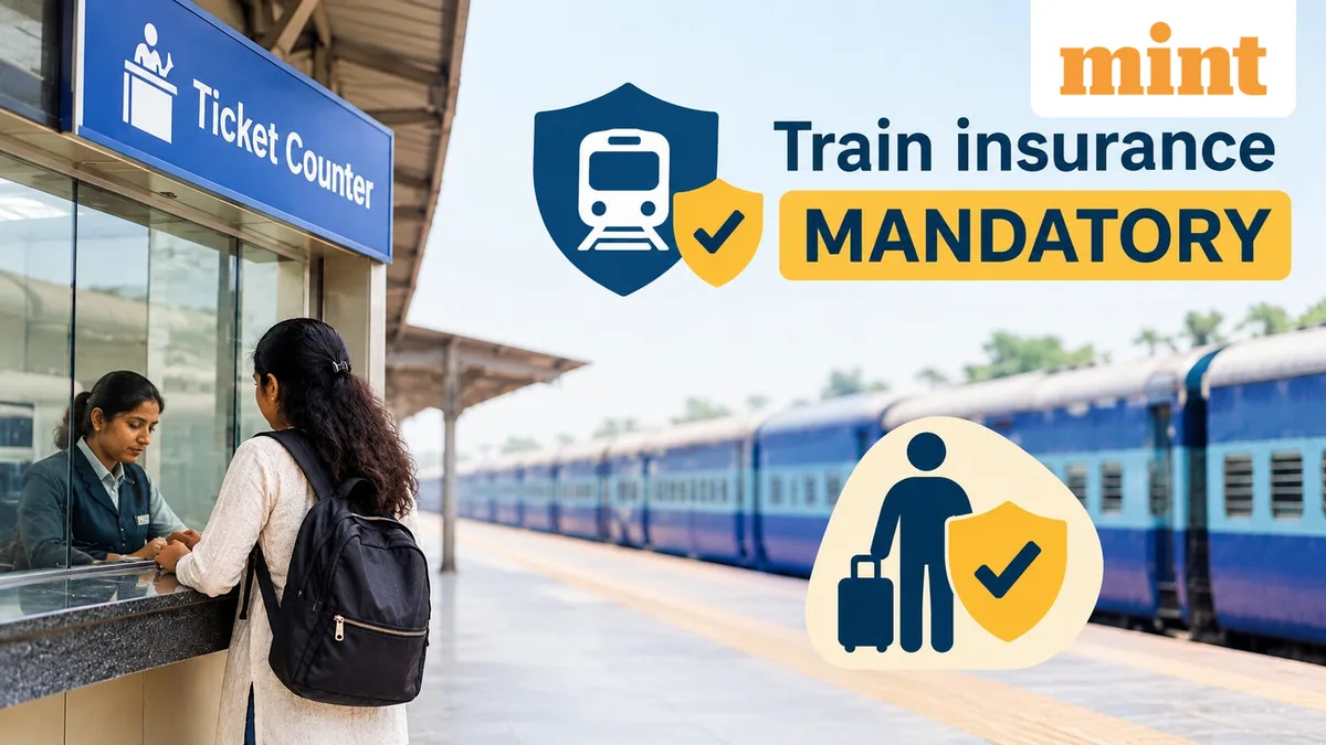 Train ticket insurance from October 27: Is it mandatory, what is the current premium, coverage and claim process?