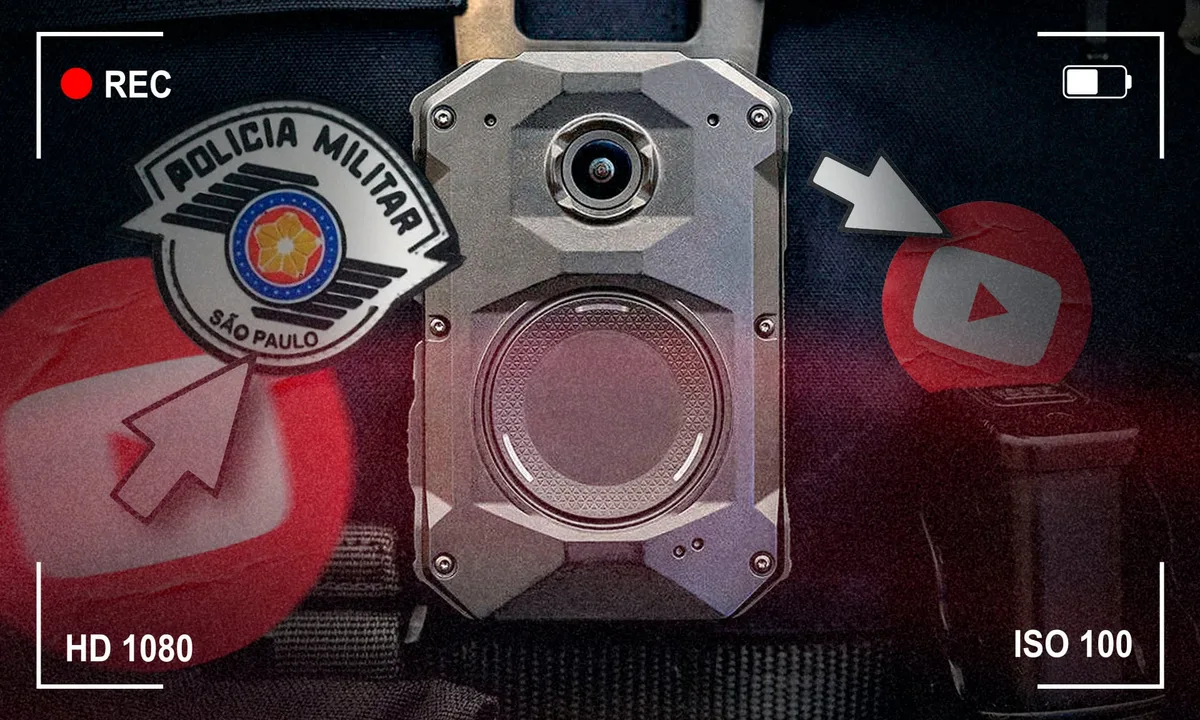 No YouTube da PM de Tarcísio, câmeras corporais expõem vítimas e policiais e descumprem normas federais