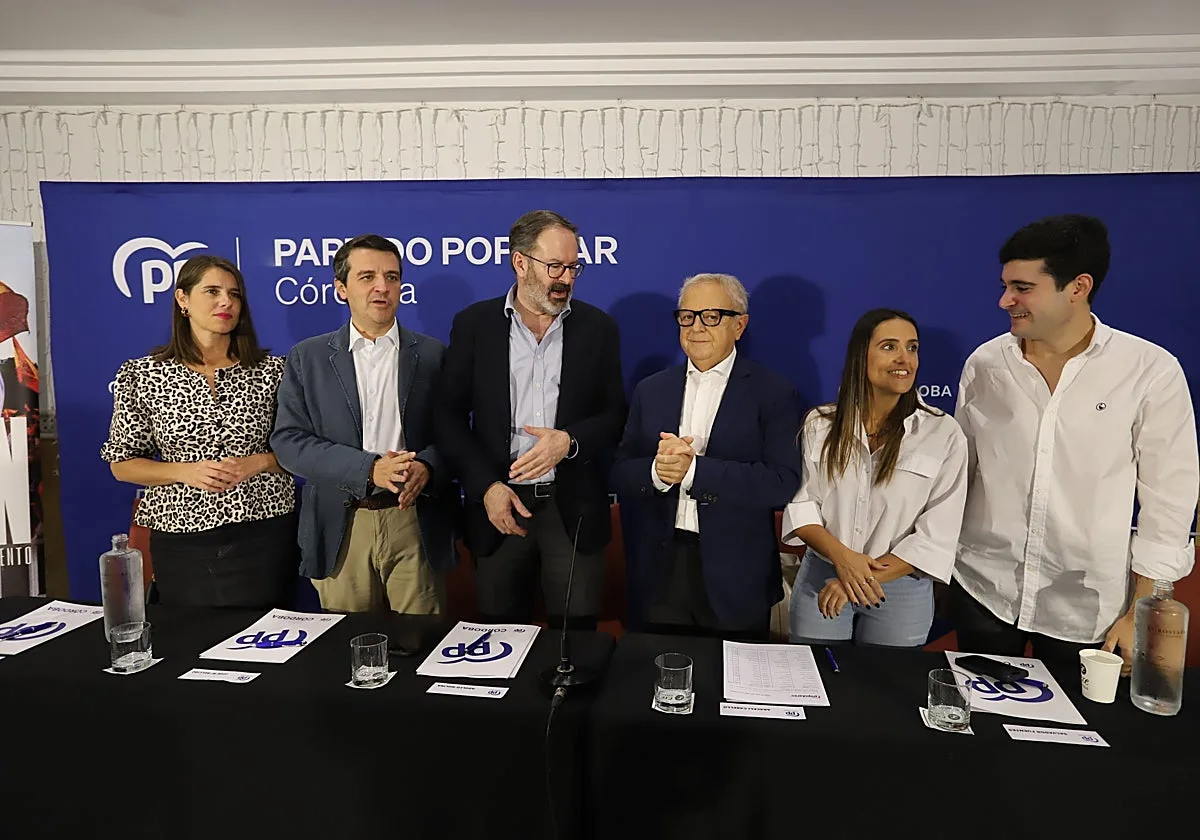 El PP de Córdoba empieza a perfilar sus listas para el 29-N con la aspiración del tercer escaño