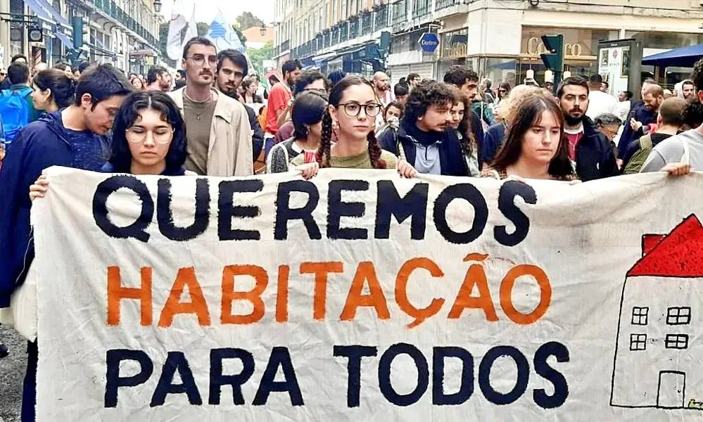 Manifestações pelo aumento do custo de vida e habitação espalham-se pela Europa