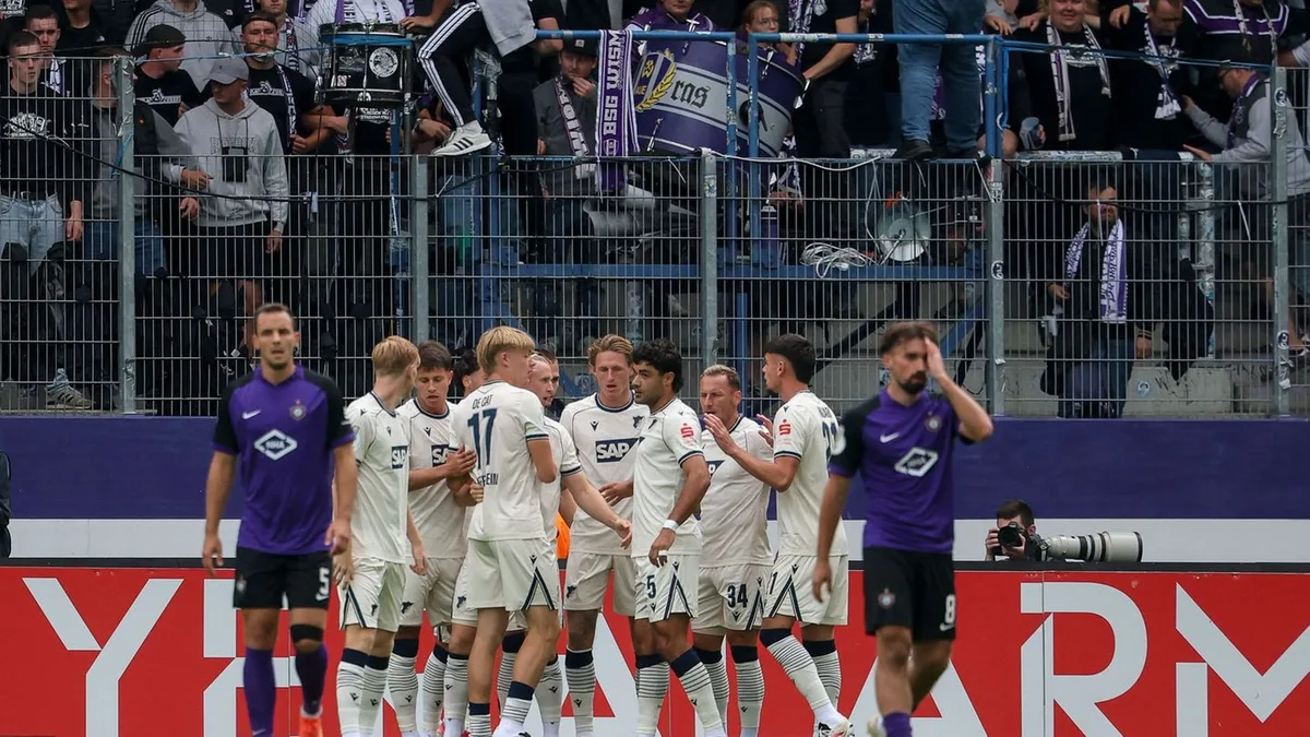 DFB-Pokal: TSG Hoffenheim ohne Mühe beim Drittliga-Absteiger Aue