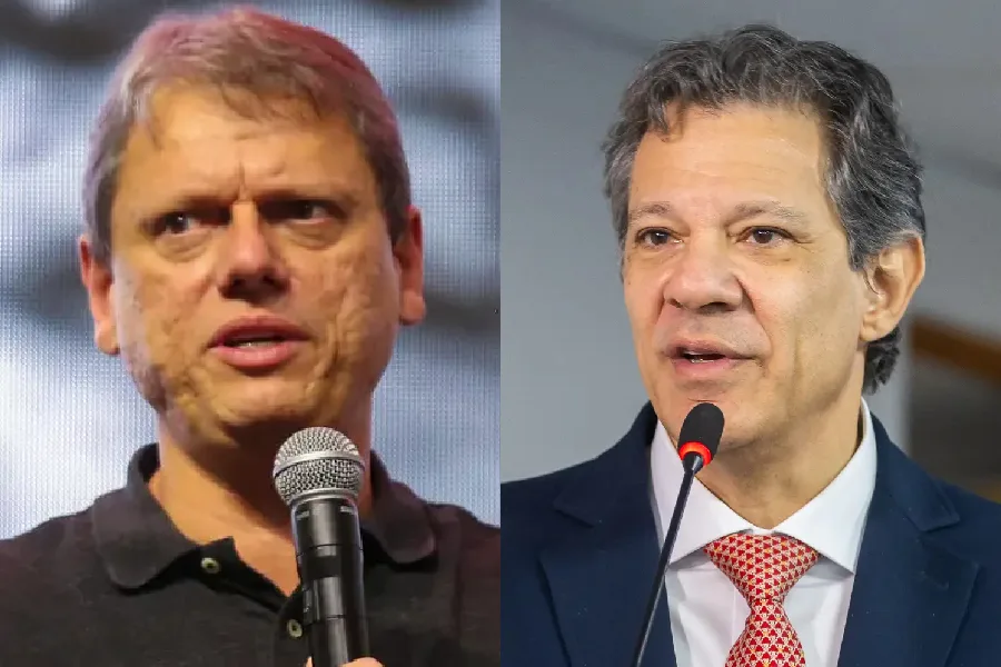 Tarcísio x Haddad: pesquisa Real Time Big Data mostra disputa em São Paulo