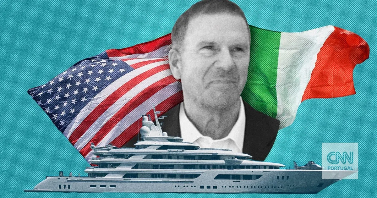 O embaixador dos EUA em Itália está a atravessar o Mediterrâneo num iate de 450 milhões
