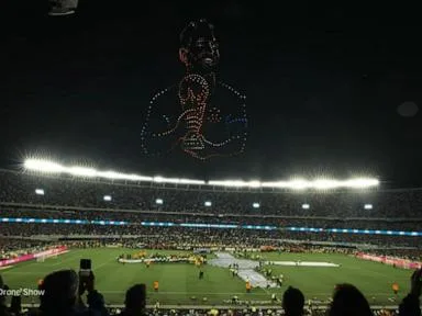 WATCH: Buenos Aires celebrates Lionel Messi with drone show