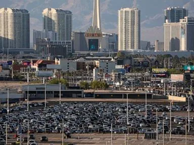Private jet skids off runway, hits fence at Las Vegas airport