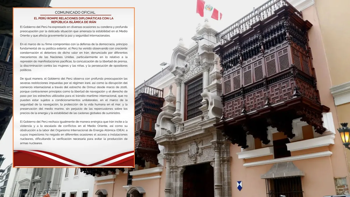 Perú rompe relaciones diplomáticas con Irán por restricciones en el estrecho de Ormuz y retroceso democrático