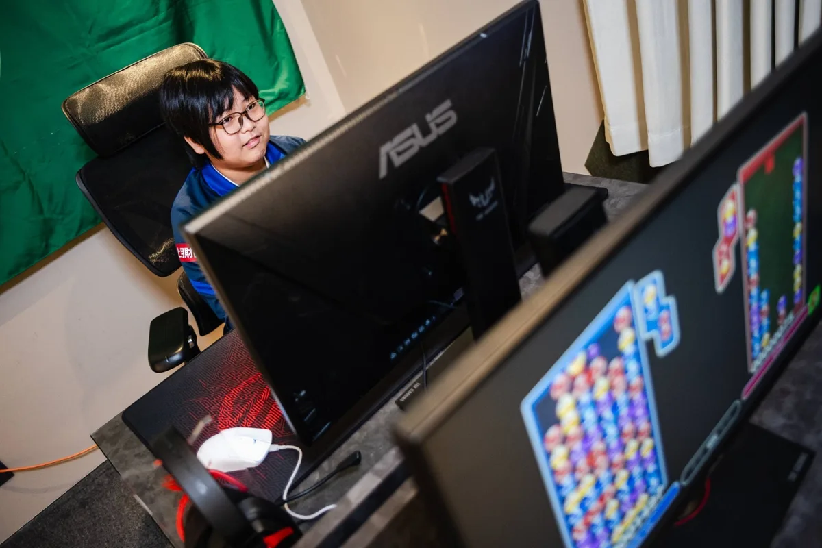 Small frame, big stakes: 11-year-old Puyo Puyo prodigy takes on Asia