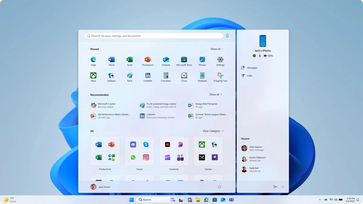 Microsoft desarrolla una función de apagado remoto en Windows 11: solo necesitarás tu teléfono