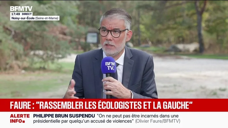 Olivier Faure, candidat à la primaire socialiste, souhaite "la régularisation des travailleurs sans-papiers"