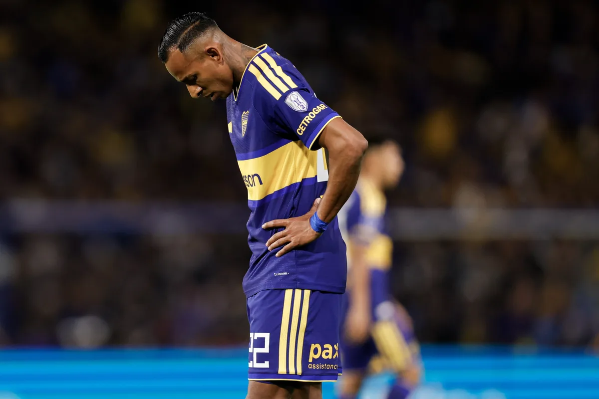 Alerta en Boca: Sebastián Villa está lesionado y es otro interrogante para la revancha con Vasco Da Gama por la Copa Sudamericana