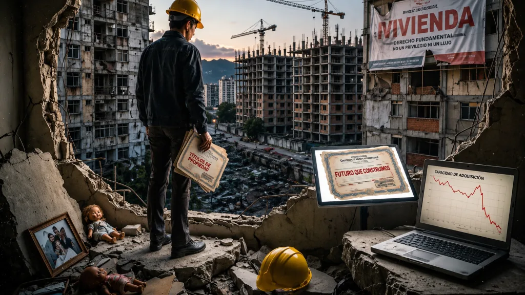 La promesa de vivienda post-sismos luce cuesta arriba