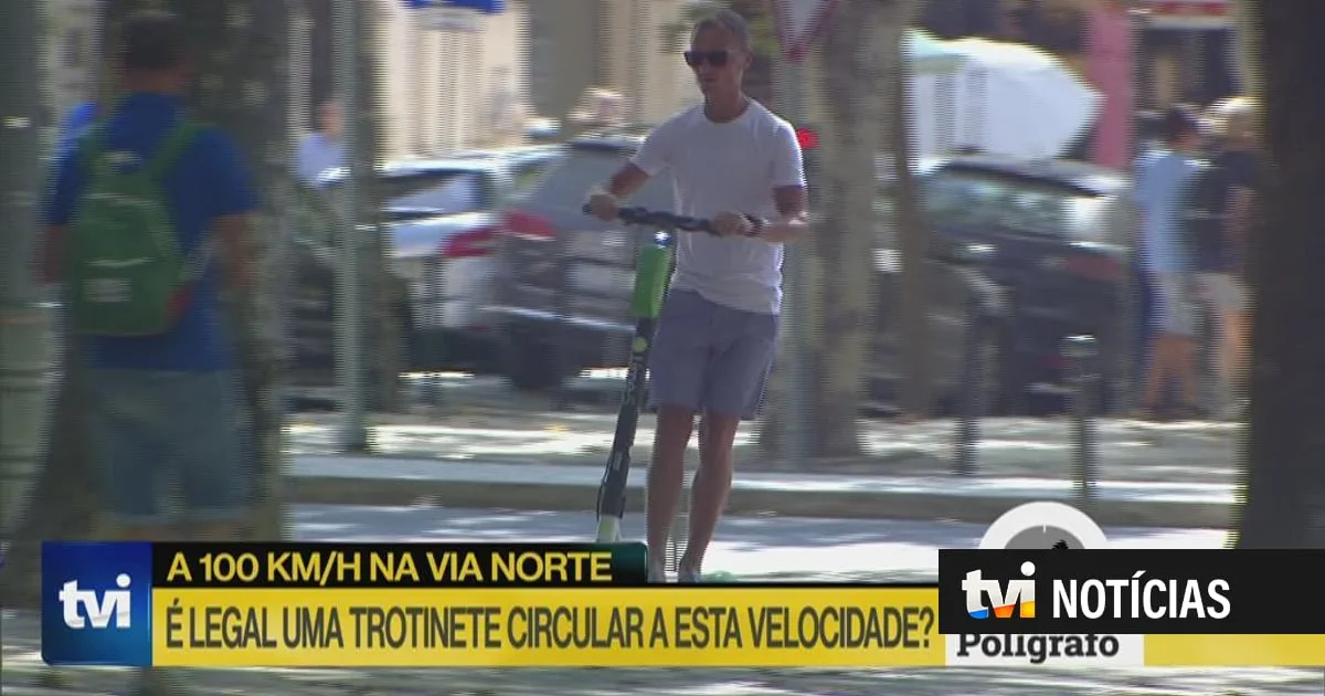 Polígrafo. A circulação de trotinetes elétricas a mais de 100 km/h é legal em Portugal?