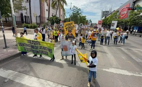 Día Internacional de las Víctimas de Desapariciones Forzadas; colectivos recuerdan a sus desaparecidos y exigen seguridad alrededor de la República