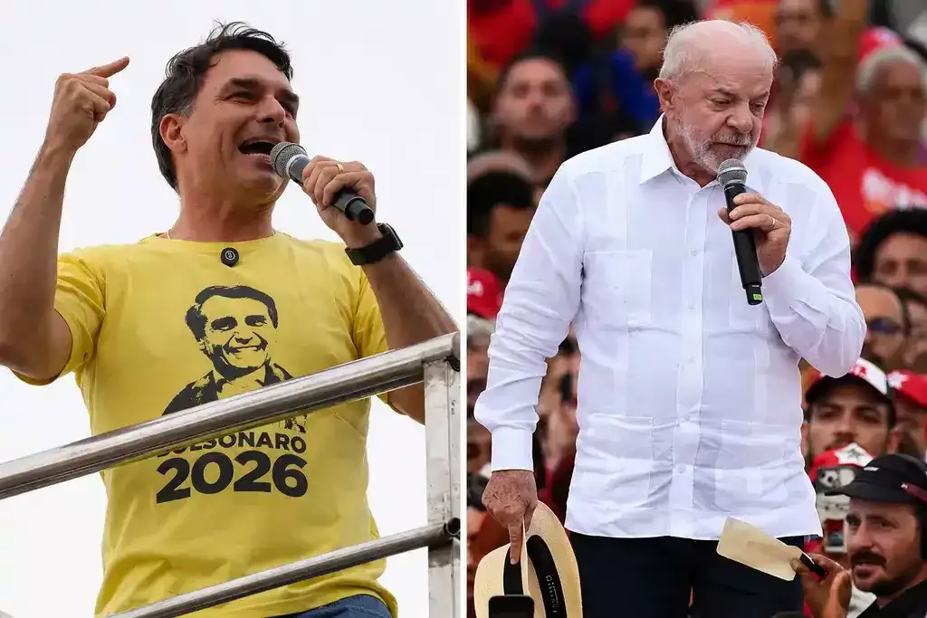 Flávio Bolsonaro tem 51% contra 49% de Lula nos votos válidos