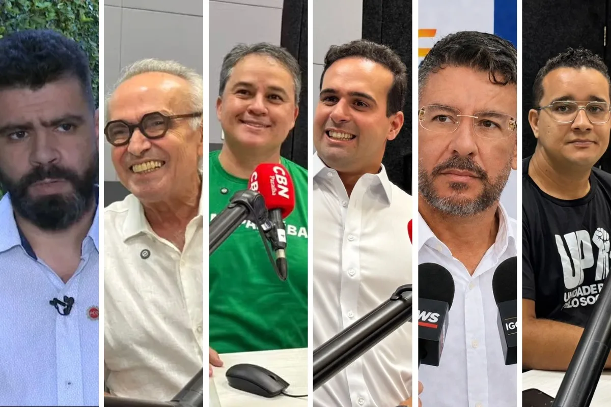 Encontros com liderenças políticas, caminhadas e gravações: veja como foi o dia dos candidatos ao governo da Paraíba