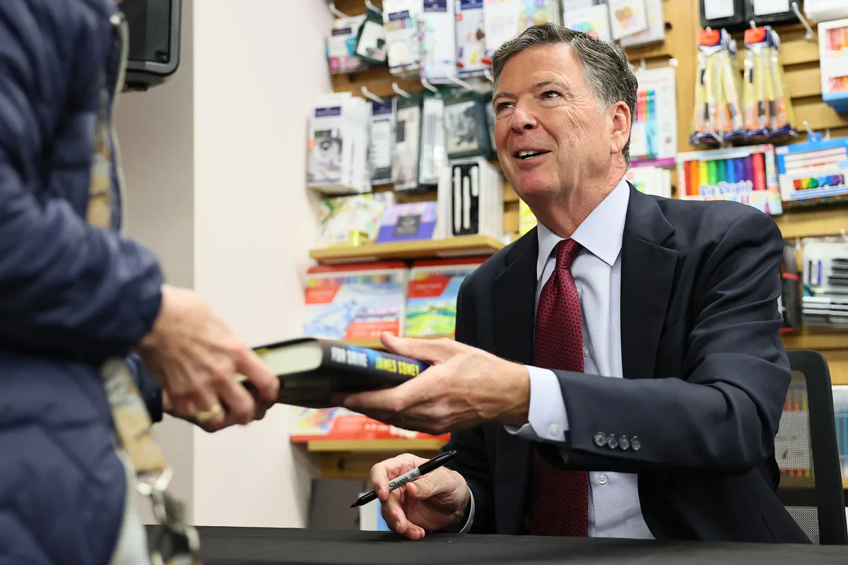 Book him: Prosecutors using James Comey’s novel against him in seashells case