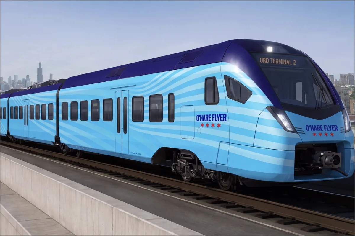 Chicago: así es el proyecto del tren de O’Hare al centro en 15 minutos y con tarifa menor a un viaje de Uber o Lyft