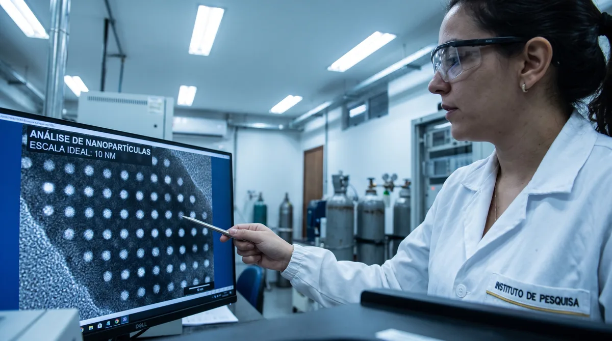 Uma nanopartícula de prata com cerca de 10 nanômetros venceu tamanhos maiores e menores ao transformar CO₂ em monóxido de carbono por 100 horas