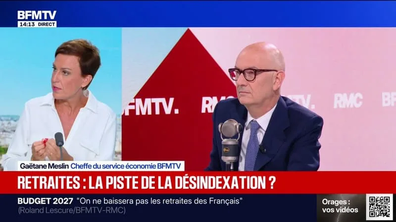 Budget 2027: le ministre de l'Économie confirme qu'une désindexation partielle des retraites "fait partie des pistes"