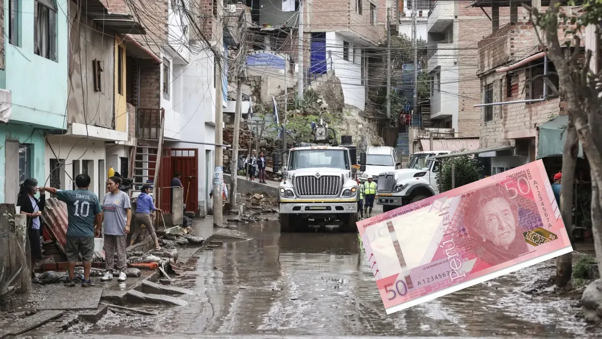 Damnificados de Villa El Salvador recibirían S/50 diarios por limpiar zonas afectadas por lluvias, según ministro de Trabajo