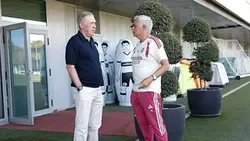 FOTOS: Ancelotti regressa ao Real Madrid e deixa rasgados elogios a Mourinho