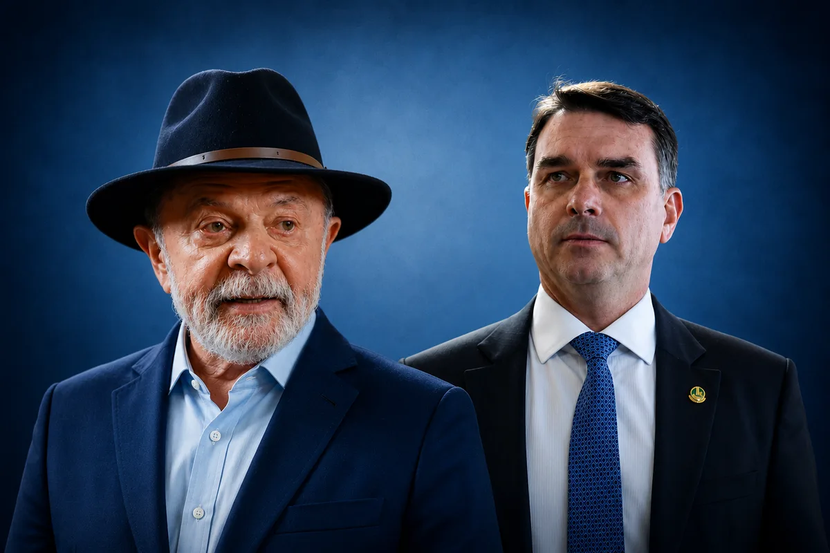 Pesquisa Quaest: vantagem de Lula sobre Flávio Bolsonaro no 2º turno cai para 3 pontos