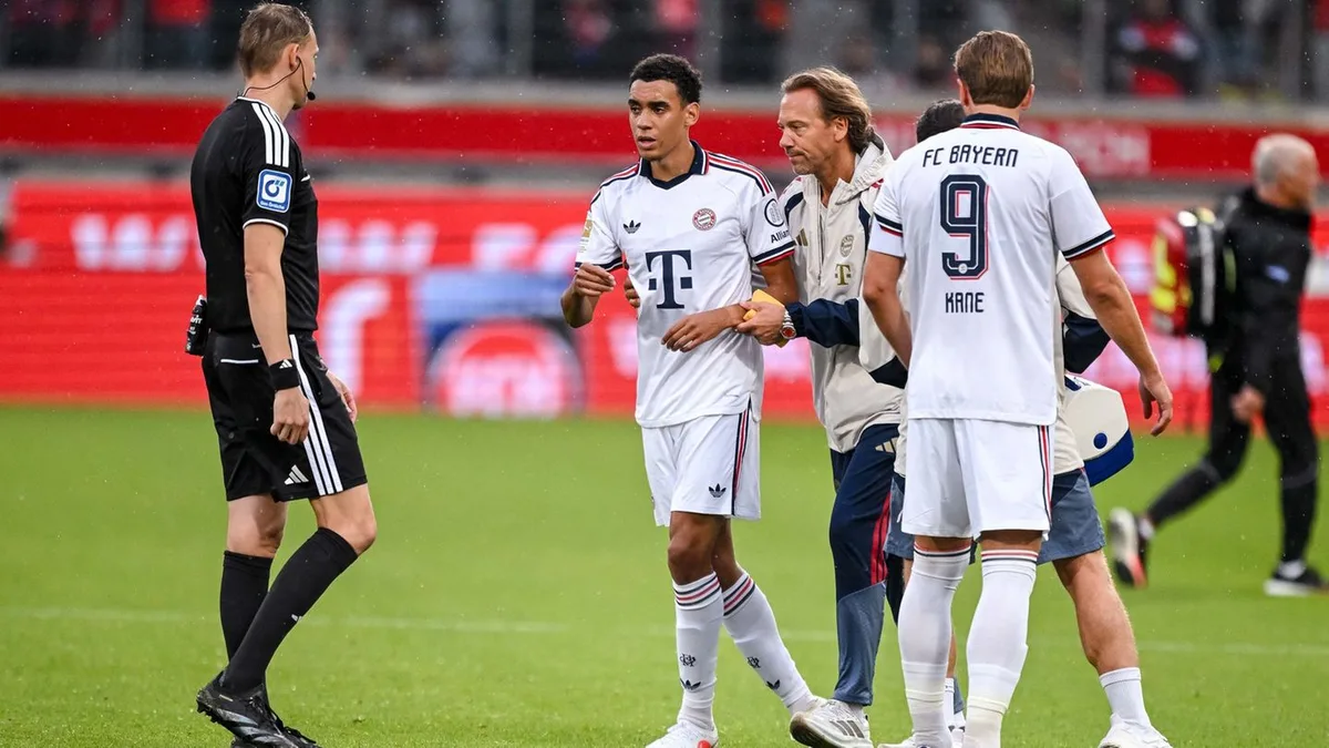 Bayern-Test in Heidenheim: Musiala sorgt erneut für Schreckmoment – und erklärt Zusammenbrüche