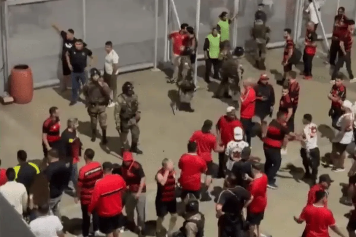 Após confusão no Mineirão, Flamengo agradece a PM de Minas Gerais