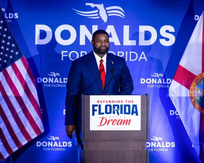 Trump-backed Byron Donalds wins Republican primary in race to succeed Florida governor DeSantis