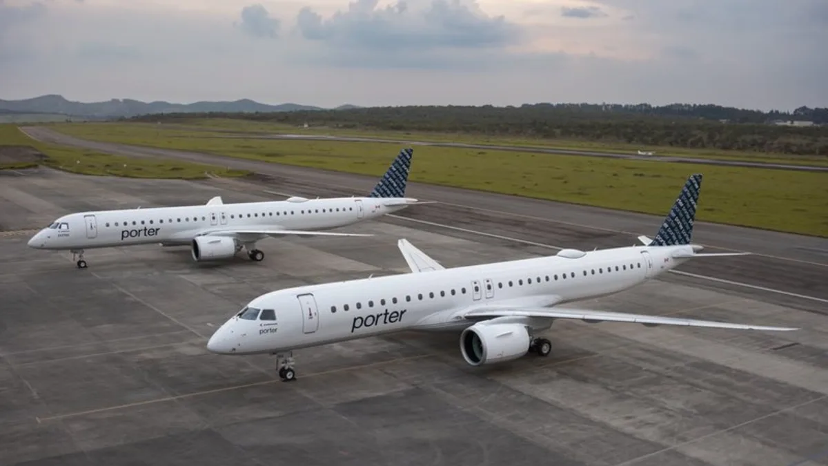 Passageiro conta o que realmente aconteceu em voo que foi cancelado após criança se recusar a usar cinto (Foto: Divulgação/ Porter Airlines)