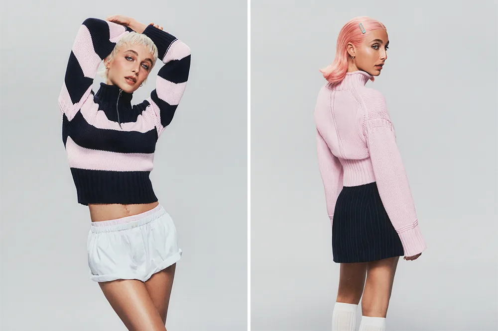 Emma Chamberlain Brings a Gen Z Twist to J. Crew’s Signature Rollneck Sweater in New Campaign