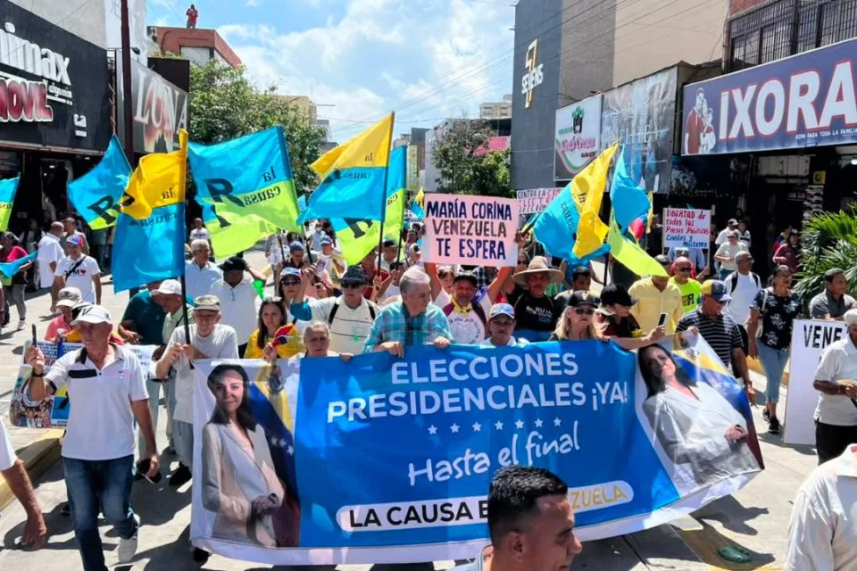 LCR realiza protesta regional para exigir libertad de presos políticos y elecciones