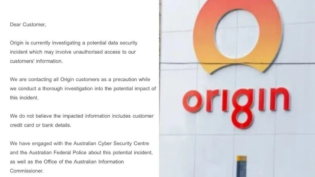 Origin warns 900k customers after bank and ID details stolen
